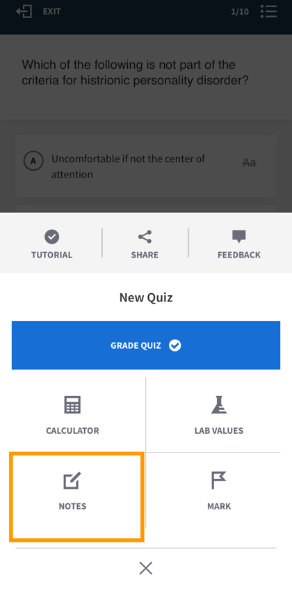 Note Feature Explanation